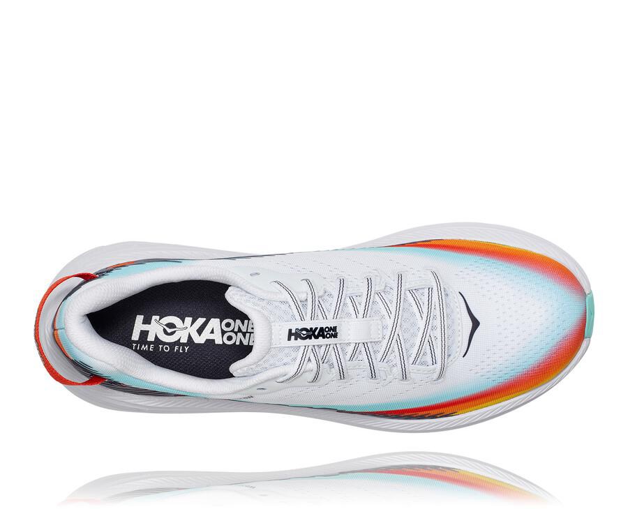 Tenis Hoka One One Hombre Blancos/Azules - Ironman Rincon 2 - FERQ07321